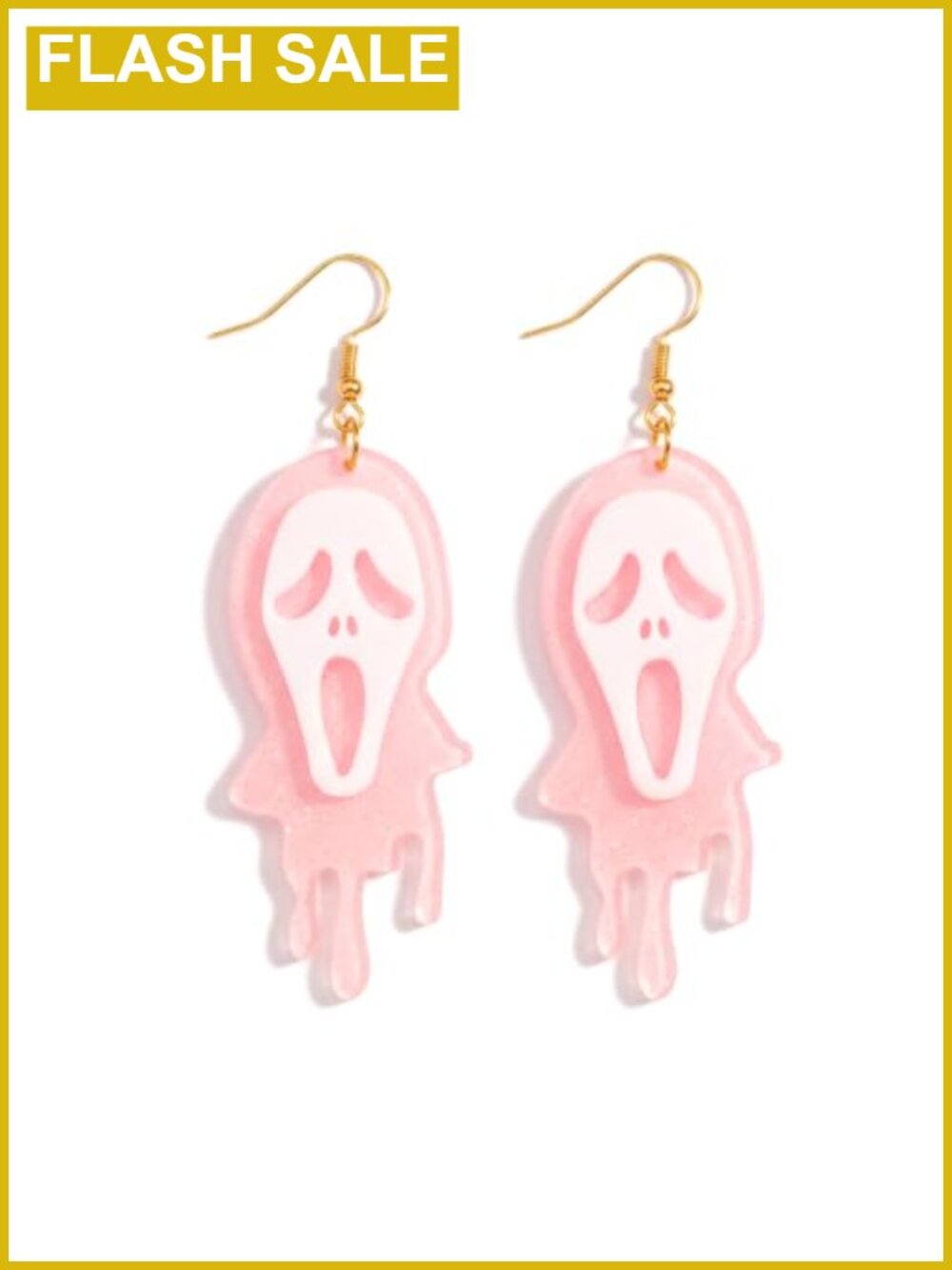 Halloween Ghost Pumpkin Dangle Earrings French Wire Women's Fall Jewelry
